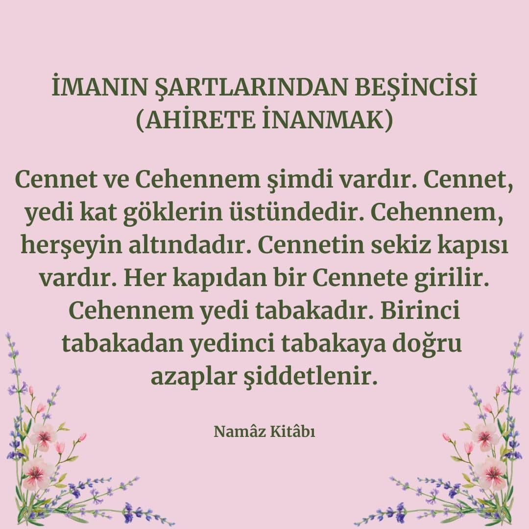 Ahirete İnanmak (8)